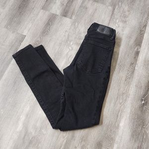 Everlane High Waist Black Jeans Junior Size